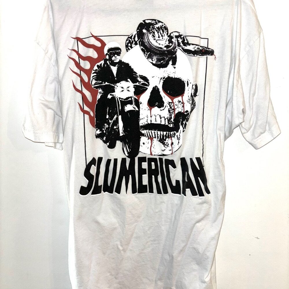 SLUMERICAN SKULL RIDER TEE SIZE XXL LIMITED/DISCONTINUED